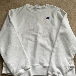 Champion White Crewneck